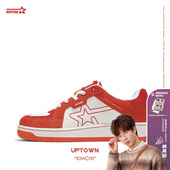 爆炸星红色休闲板鞋 运动鞋 春秋季 RIPSTAR 新款 男女款 辣白菜