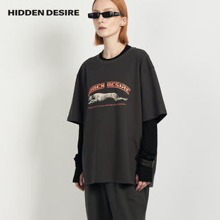 T恤 大码 HIDDEN 6222CT0016 GREYHOUND 灰狗短袖 SHIRT DESIRE