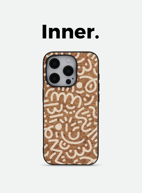 Inner.因内 自由空间天然软木磁吸手机壳适用于苹果iPhone17ProMax新款木MagSafe保护壳高级感可爱手机套