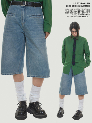 七分裤中款常规款牛仔2023春夏