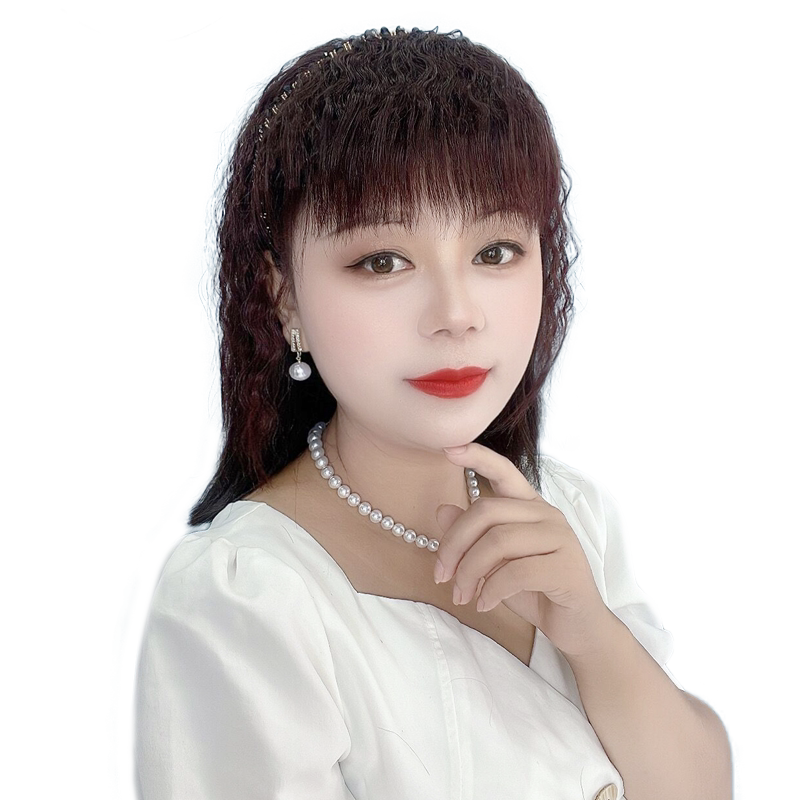 舒优美真人发丝发箍刘海补发片