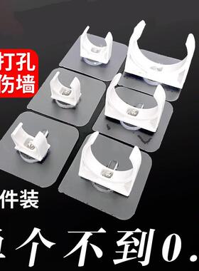 免打孔水管卡扣管夹固定器软管ppr管线燃气管道煤气管卡u型免钉墙