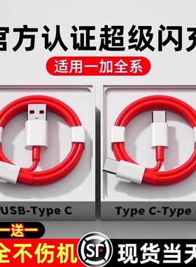 官方3C认证】适用一加数据线8t充电线65w超级闪充5/6/7t手机7pro10闪充9rt双typec快充ace/oneplus80w器4044