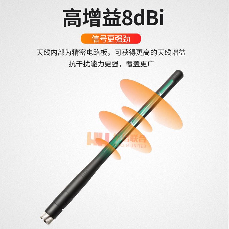 新款银头315M/433M/4G/LTE NB多频全向高增益胶棒鞭状天线折叠款