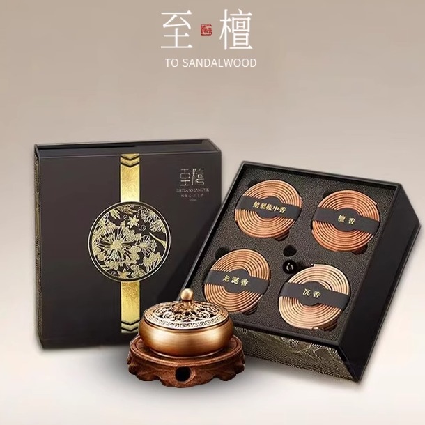 至檀天然微烟持久大盘香