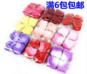 仿真玫瑰花瓣 求结婚表白生日装饰 情人节浪漫周年道歉布置假花瓣