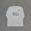 Usa Flag Style (Grey) Long Sleeves