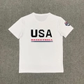 Usa Shoulder Badge (White) Quick Dry + √
