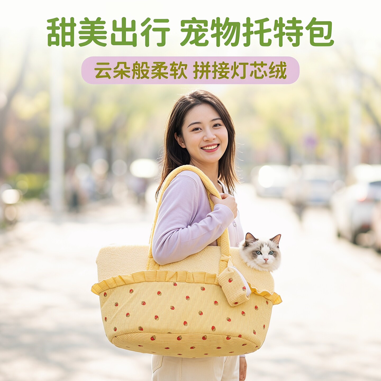 猫包外出便携轻便款秋冬保暖宠物外出包手提单肩背包小体狗携带包