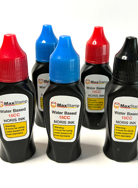 吉普生回墨翻斗印章专用印油红色黑色蓝色15cc水性印台补充液包邮