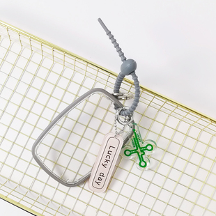 JAoZooA 运送生物学蛋白rna饭卡套基因挂件链拍立得男女转钥匙扣