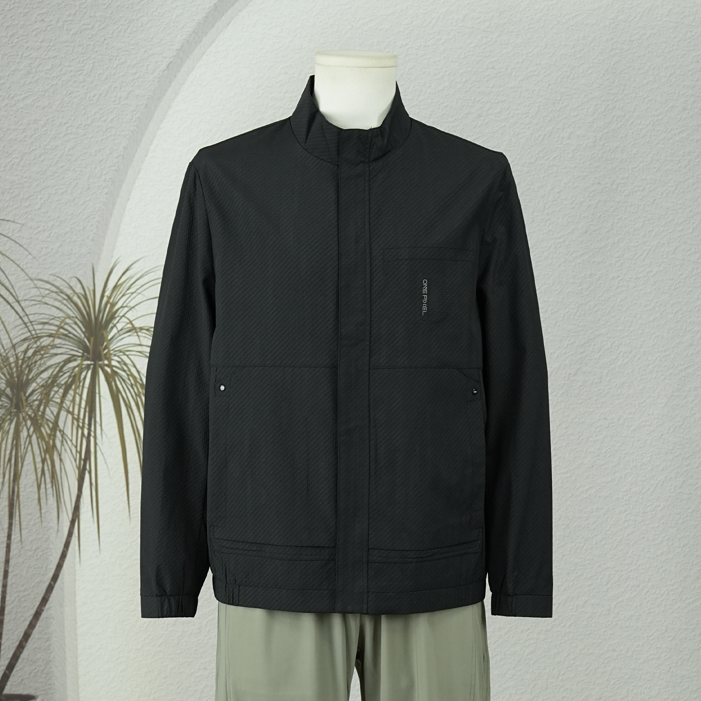 立领夹克男士商务外套2025秋季新