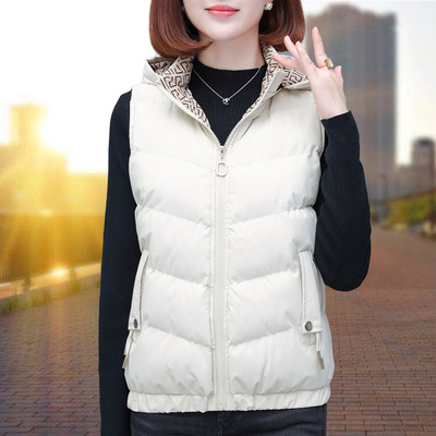 啄木鸟羽绒棉马甲女款秋冬2025新