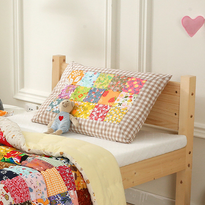 儿童棉花枕头宝宝棉花枕芯婴幼儿护颈枕纯棉枕套枕罩单双人幼儿枕,婴童用品,婴童枕头/枕芯,淘宝优惠券,粉丝福利购,淘宝优惠卷