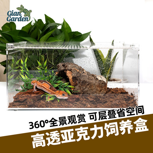 巨人爬宠爬宠亚克力箱透明可叠层
