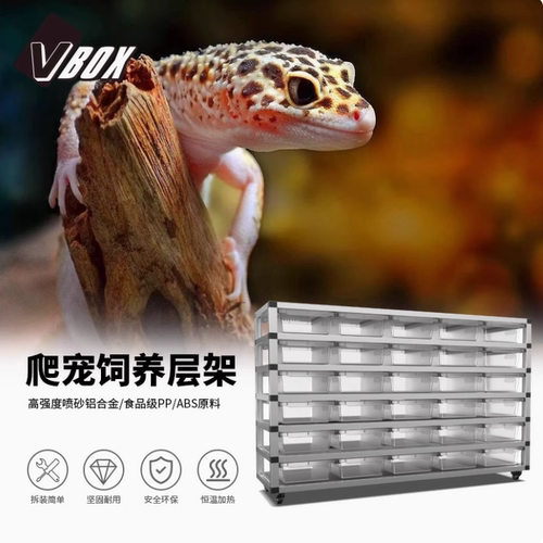 Vbox成体爬柜爬宠饲养铝合金层架