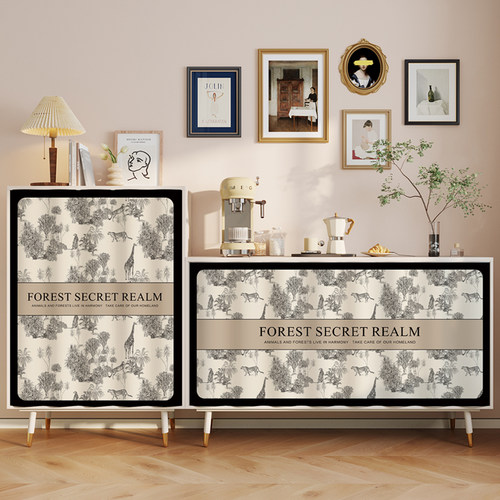 煦纳橱柜衣柜杂物遮丑柜子遮挡帘