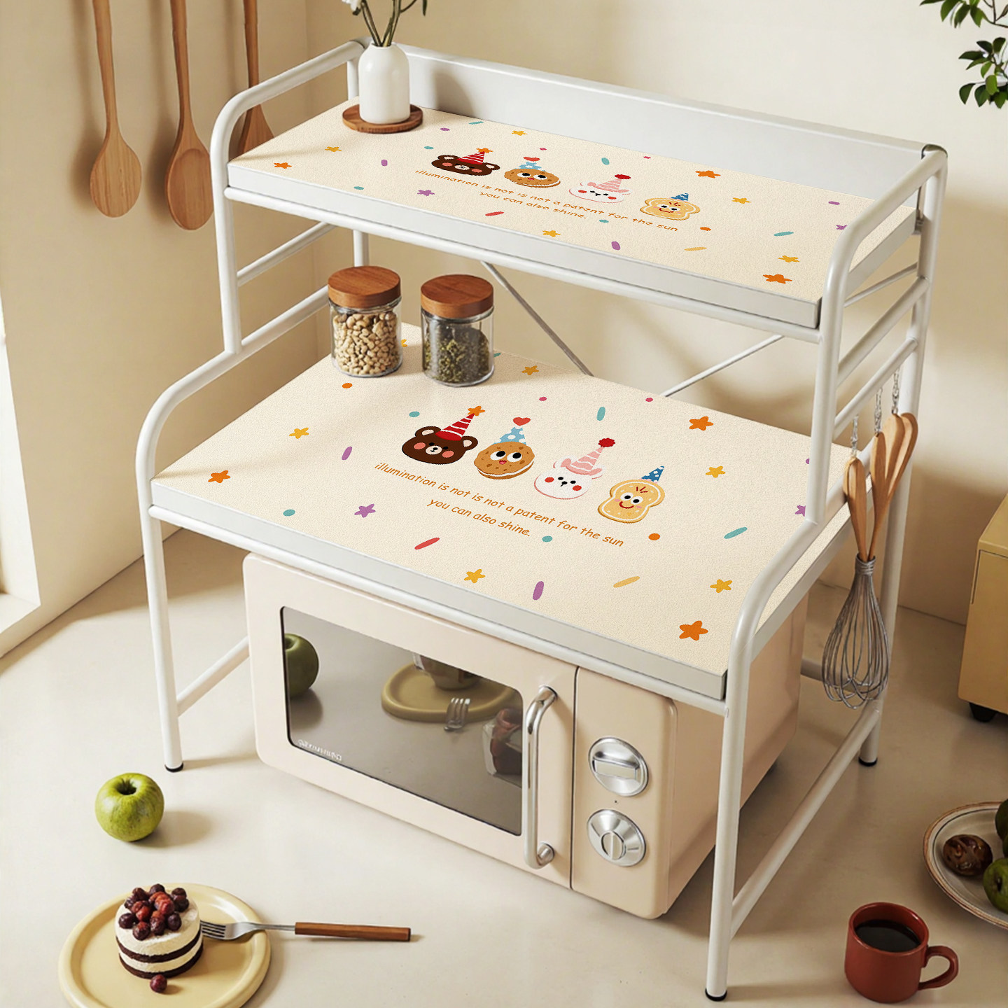 置物架装饰遮丑皮革防水防油防尘垫微波炉小家电洗衣机台面垫盖巾,居家布艺,万能盖巾,淘宝优惠券,粉丝福利购,淘宝优惠卷