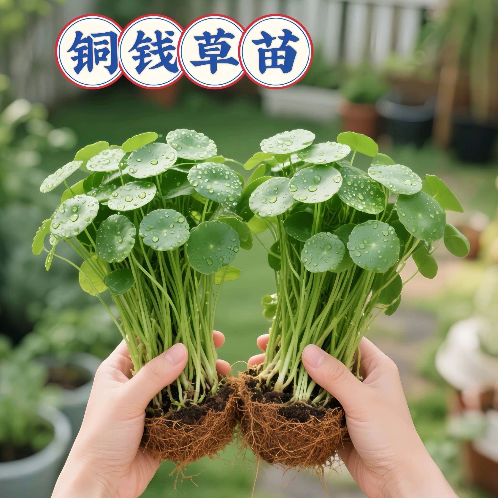 铜钱草招财草大叶子水养水培