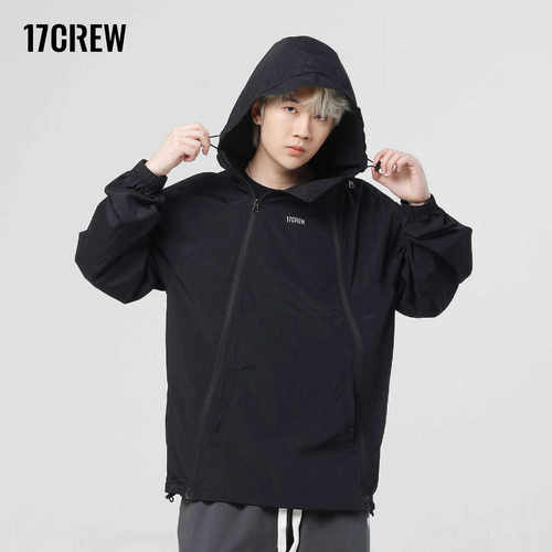 17CREW休闲防晒骑行外套连帽宽松
