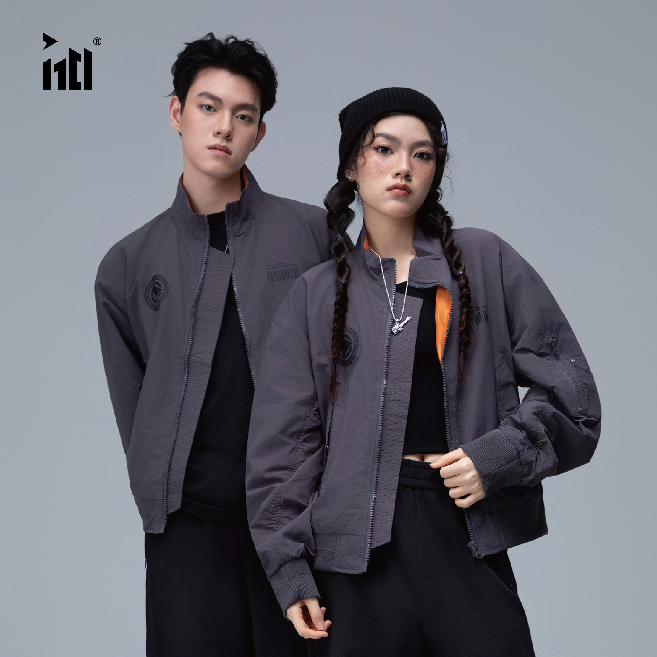 行宽松休闲上衣夹克外套