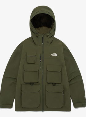 韩国直邮北面冲锋衣DRYVENT防水防风休闲连帽工装风夹克NJ2HQ56