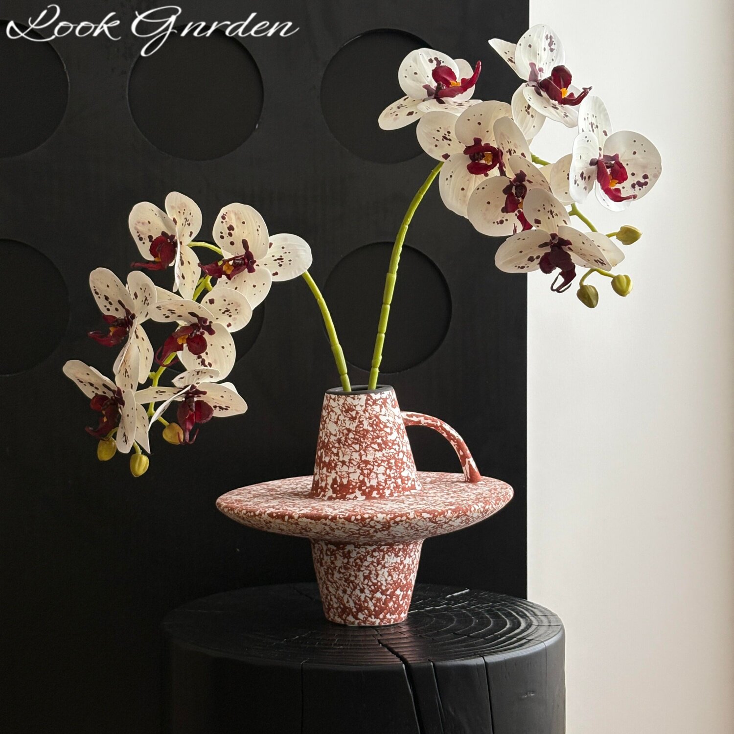 新中式陶瓷花瓶仿真花客厅摆件