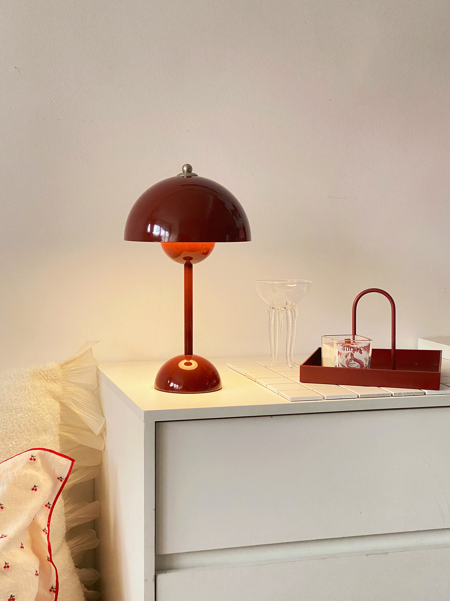 ins花苞台灯北欧风卧室床头客厅高级感氛围灯小夜灯装饰摆件