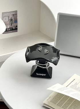 Ns陶瓷珠宝香味蜡烛托盘戒指项炼手表储存托盘显示托盘装饰射击装