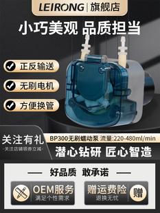 雷熔体微型Bp300无刷电机蠕动泵实验室工业灌装机小流量水泵头
