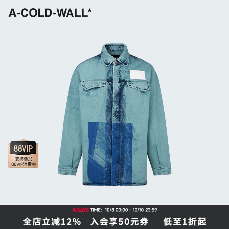 ACOLDWALL24春复古牛仔衬衫