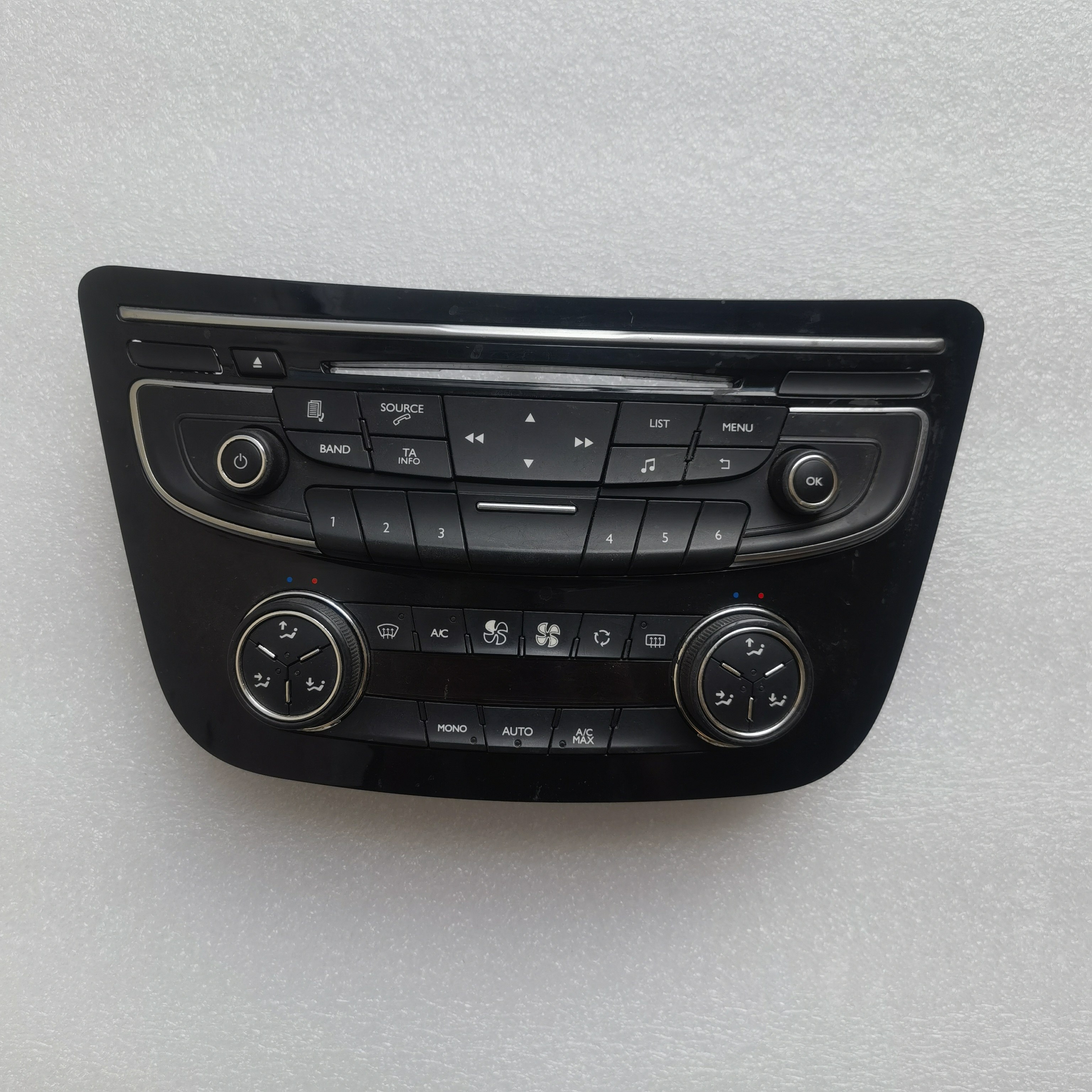 适用标致508cd机空调控制面板空调开关Ac冷暖风旋钮98023792XZ-00