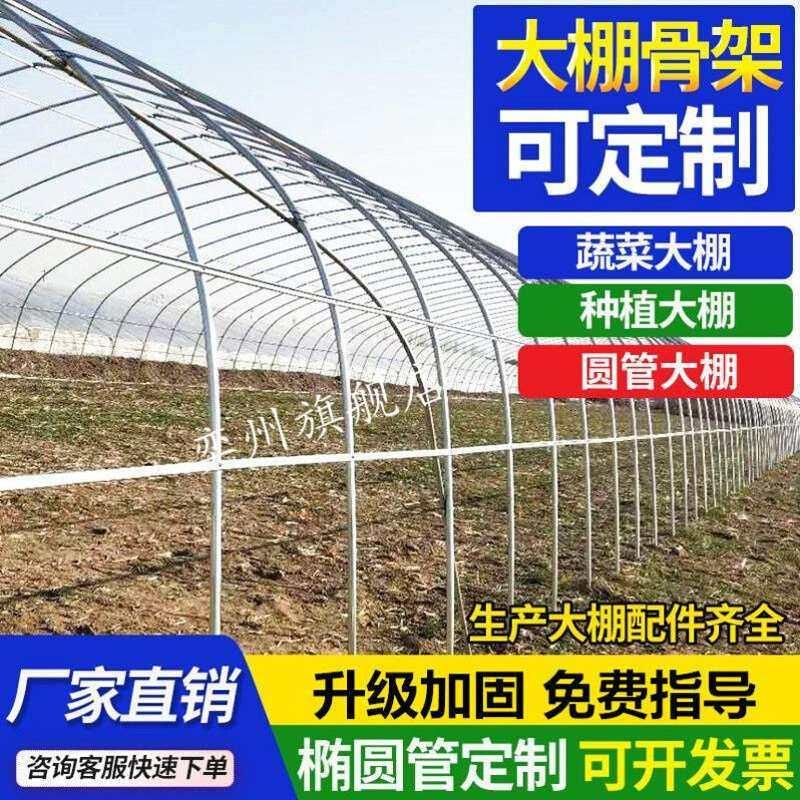 养殖大棚全套温室设备大棚骨架种植蔬菜棚家用专业养鸡棚羊棚牛棚