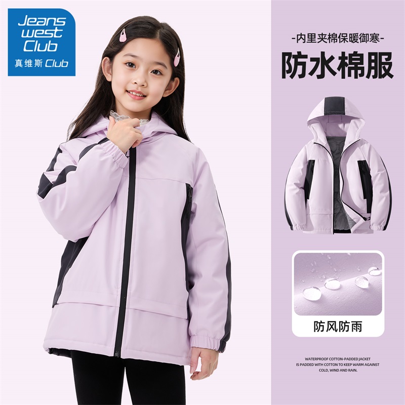 真维斯club女童外套冬季2025新款