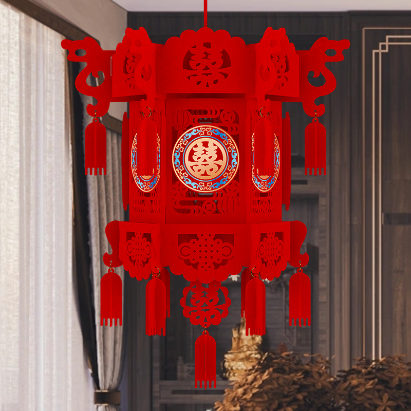 结婚45灯笼奢福无纺布灯笼结婚