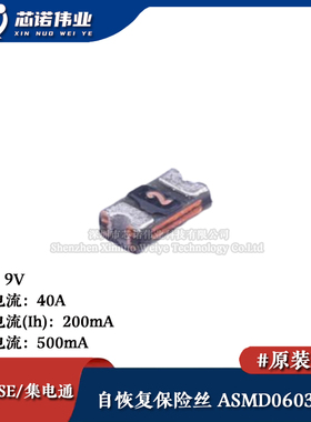0603贴片自恢复保险丝/保险管 PTCC ASMD0603-020 200mA 9V