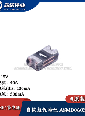 0603贴片自恢复保险丝/保险管 PTCC ASMD0603-010 100mA 15V