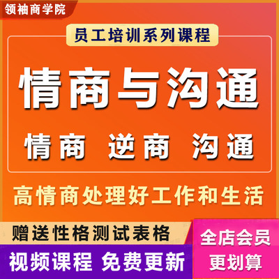 职场高情商逆商课人际沟通训练营女性心理学交往幽默技巧情绪管理