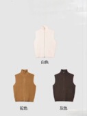 叠穿日志 官方经典 款 冬新绵羊毛混纺无袖 内搭保暖背心马甲坎肩