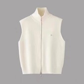 叠穿计划 大洪官方经典 款 双拉链叠穿针织马甲秋冬两穿无袖 背心