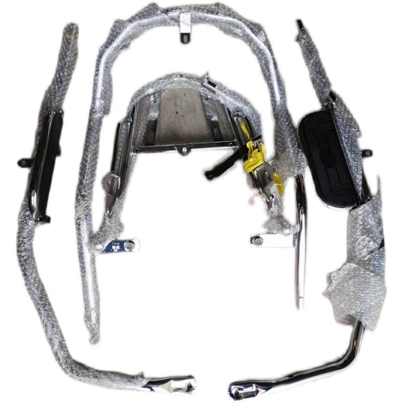 铃派A7-880电动车大货架大护杠全套塑料外壳小刀新日电瓶车保险杠