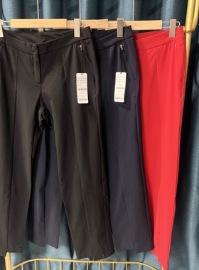 29Q005  高尔夫大码女士裤子春夏季薄款新品弹力韩单正品显瘦气质