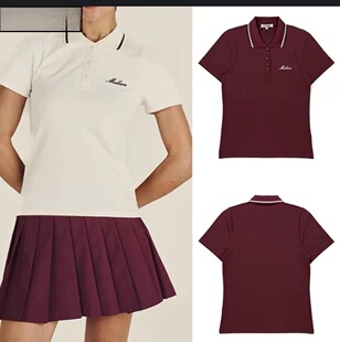 出口韩国余 polo衫 GOLF 短袖 轻质运动WOMENS速干 高尔夫女装 41A03