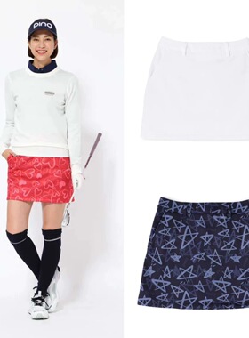 29j56 出口日本余高尔夫秋冬女士包臀加绒保暖半身裙无打底PIN