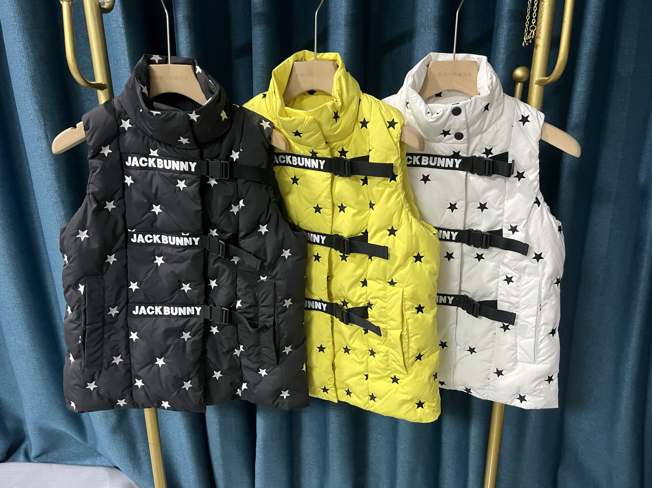 29j72 出口男女同款高尔夫秋冬新品户外运动保暖加厚羽绒马甲