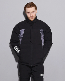 6N07 日本潮牌猴哥高尔夫服装男士秋冬款加厚中棉保暖外套拉链