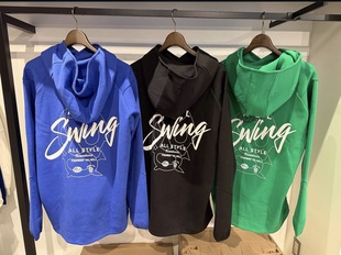 43F01 日本潮牌猴哥高尔夫服装男女同款秋冬连帽保暖高领卫衣休闲