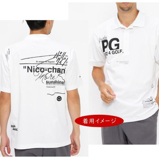 41A19 出口余高尔夫男士春夏翻领短袖华夫格上衣速干百搭 L码