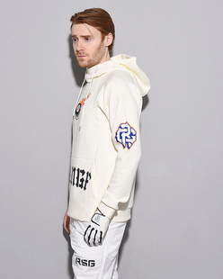 6K88 日本潮牌猴哥高尔夫服装男士春秋连帽卫衣太空棉丝滑柔软