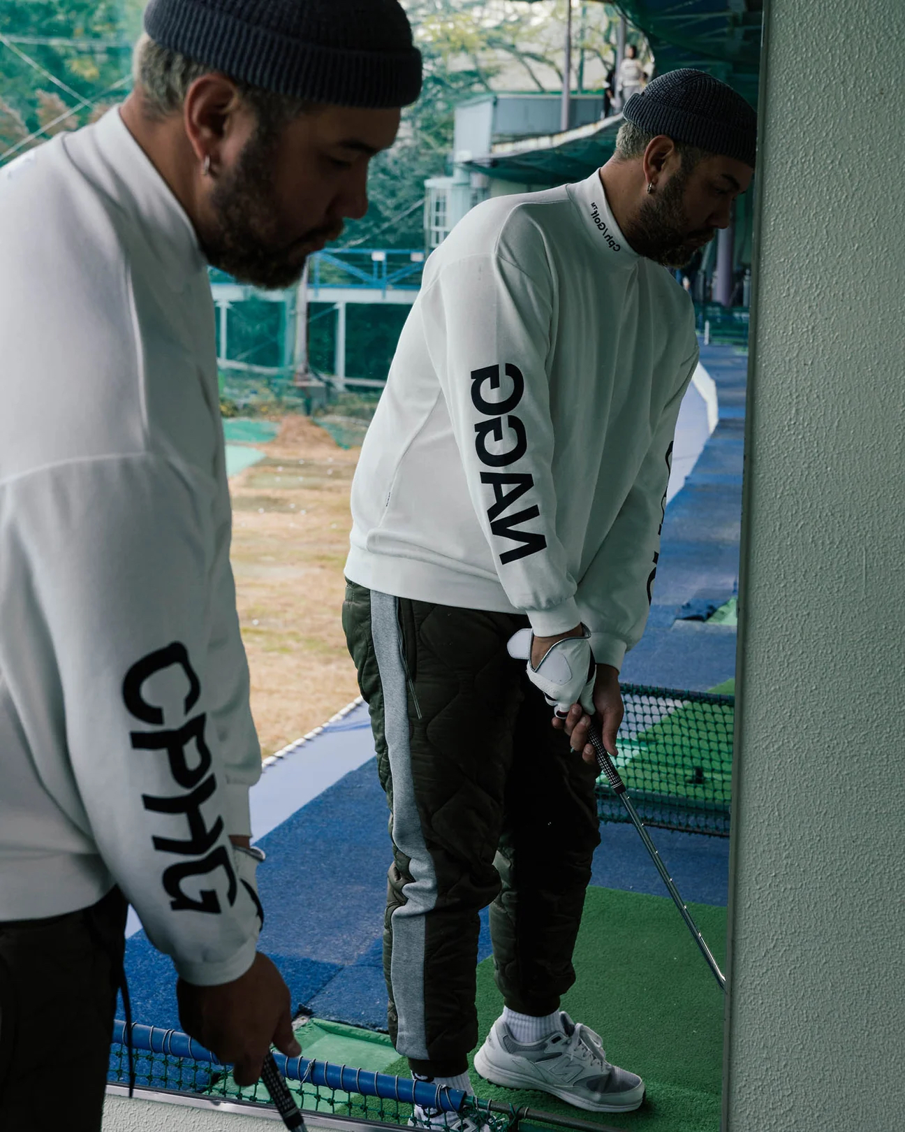 29C12 日本潮牌Golf高尔夫25春季新品字母男女长袖卫衣内外搭